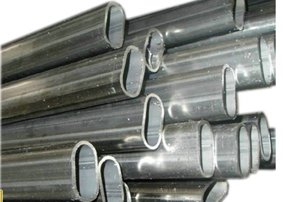 Galvanized Welded Flat Oval Steel Tube 0.2mm-2.5mm S235J S355J