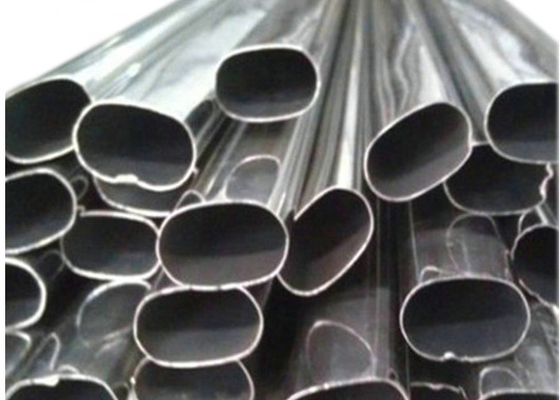 Galvanized Welded Flat Oval Steel Tube 0.2mm-2.5mm S235J S355J