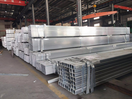 Q235 Galvanized Steel Square Tube 40X40 2m-12m A53 Grade B Building Materials
