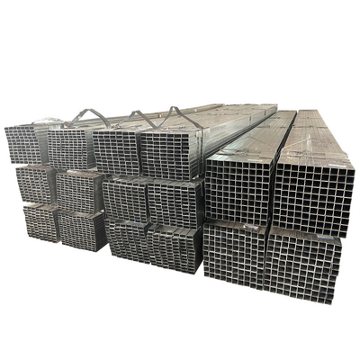 Q235 Galvanized Steel Square Tube 40X40 2m-12m A53 Grade B Building Materials
