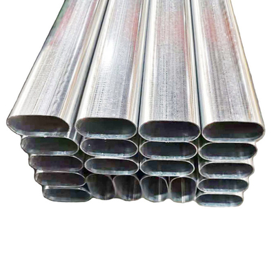 Rail Fence Pre Galvanized Elliptical Steel Pipe 16Mn Structural