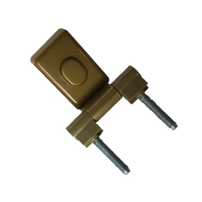 Yellow Brown 180 Degree Door Hinges Powder Coated CE ISO